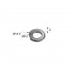 GROVER WASHER M8 GALVANIZED WASHERS